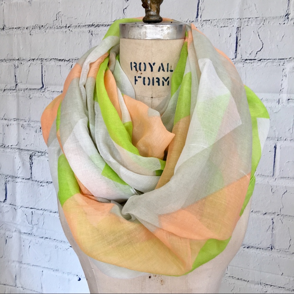 **Sold**Chevron Soft Infinity Scarf